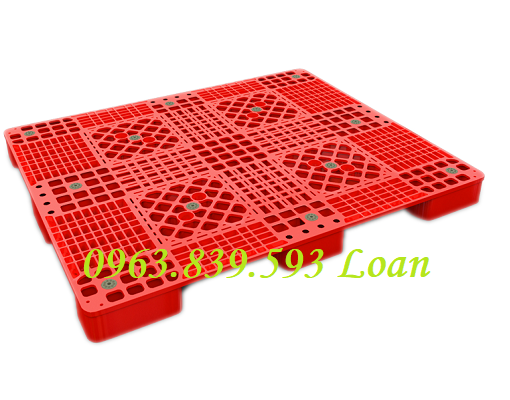 Pallet nhựa/ Pallet công nghiệp 1 mặt liền khối
