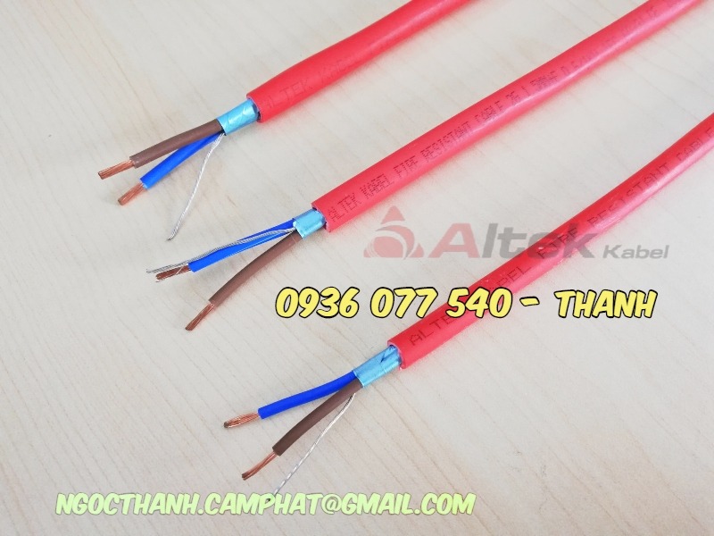 Cáp chống cháy Fire Resistant Cable 2X2.5MM+E