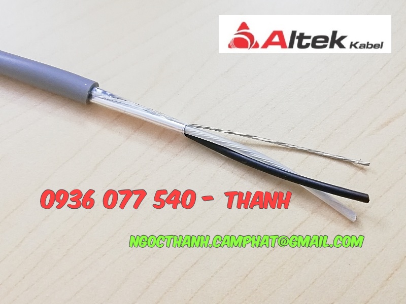 Cáp tín hiệu xoắn 1 Pair 16 AWG 2 lớp chống nhiễu