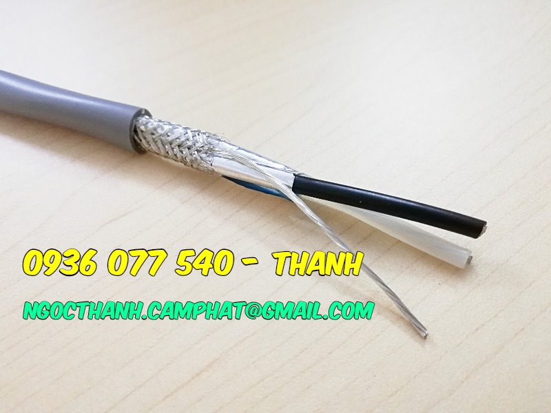 Cáp tín hiệu xoắn 1 Pair 16 AWG 2 lớp chống nhiễu