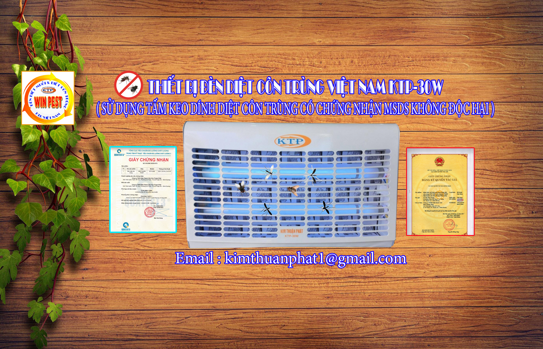 Thiết bị diệt ruồi, côn trùng Việt Nam