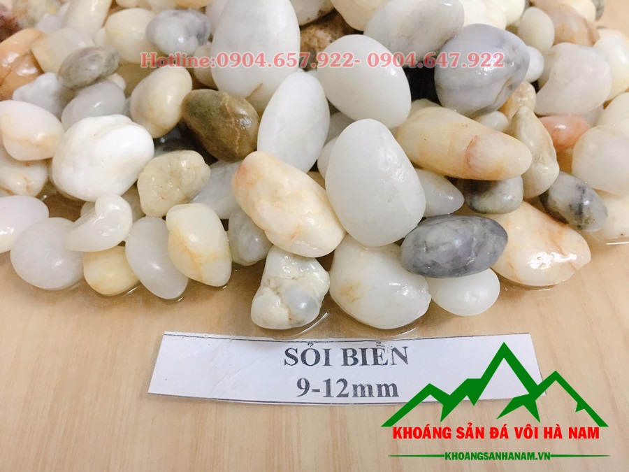 Sỏi ba màu, sỏi biển đủ kích thước