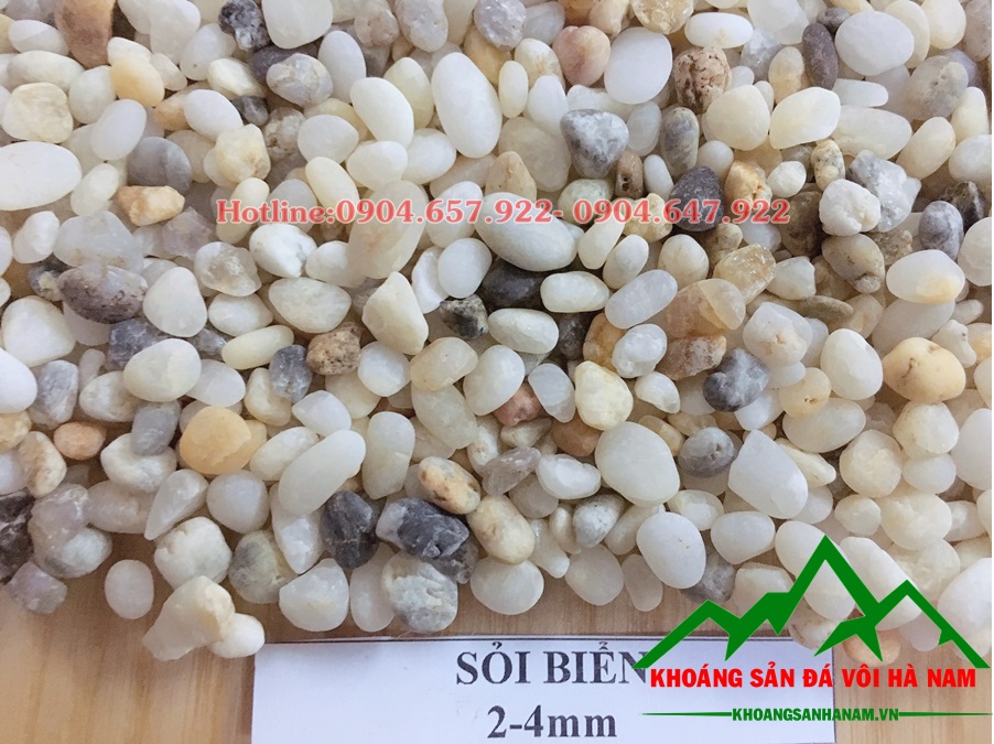Sỏi ba màu, sỏi biển đủ kích thước