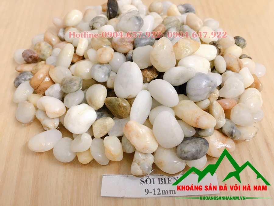 Sỏi ba màu, sỏi biển đủ kích thước