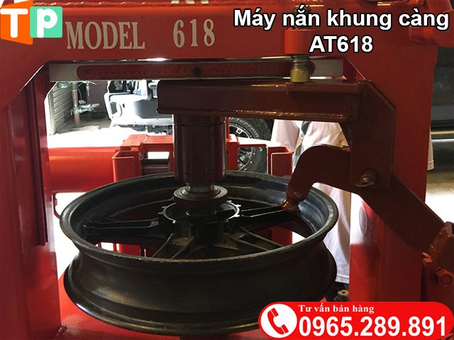 Máy nắn vành đúc xe máy