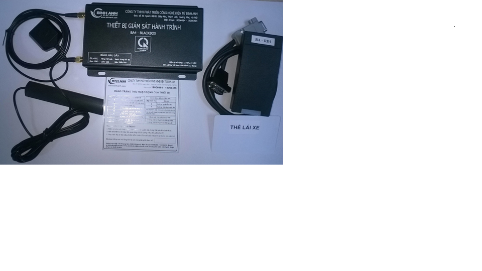 Thiết bị giám sát hành trình - Thiết bị định vị ô tô Bình Anh - BA4-Blackbox